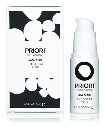 hold civile Postnummer Priori Skincare Eye Serum with AHA Lactic Acid, Caffeine, Vitamin C, E, A  Firming, De-puffing Eye Gel for Dark Circles and Wrink