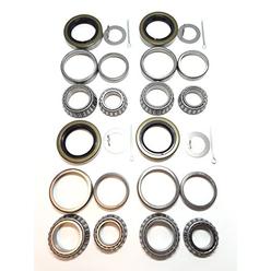 WPS (Set of 4) WPS 3500# Trailer Tandem Axle Bearing Kits L68149 L44649 Grease Seal 10-19 I.D. 1.719 for #84 Spindle