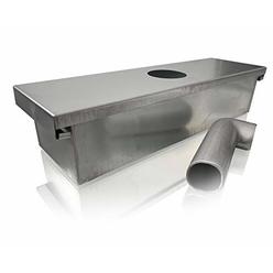 captive-aire Grease Box for Restaurant Canopy Hood Exhaust Fan (Includes Down Spout)