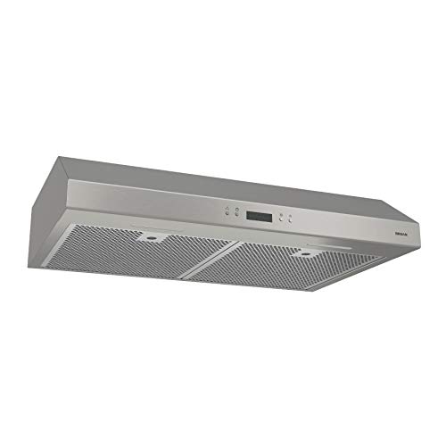 Broan BCDJ130SS 30 Deluxe Under Cabinet Range Hood with LED Lighting  Broan Heat Sentry  and Deluxe Micro-Mesh Filter  in Stainl