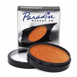 Mehron Makeup Paradise Makeup AQ Face & Body Paint (1.4 oz) (Metallic Orange)