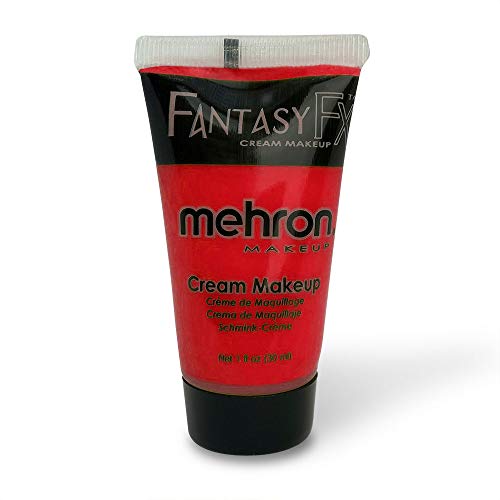 Mehron Makeup Fantasy F/X Water Based Face & Body Paint (1 oz) (RED)