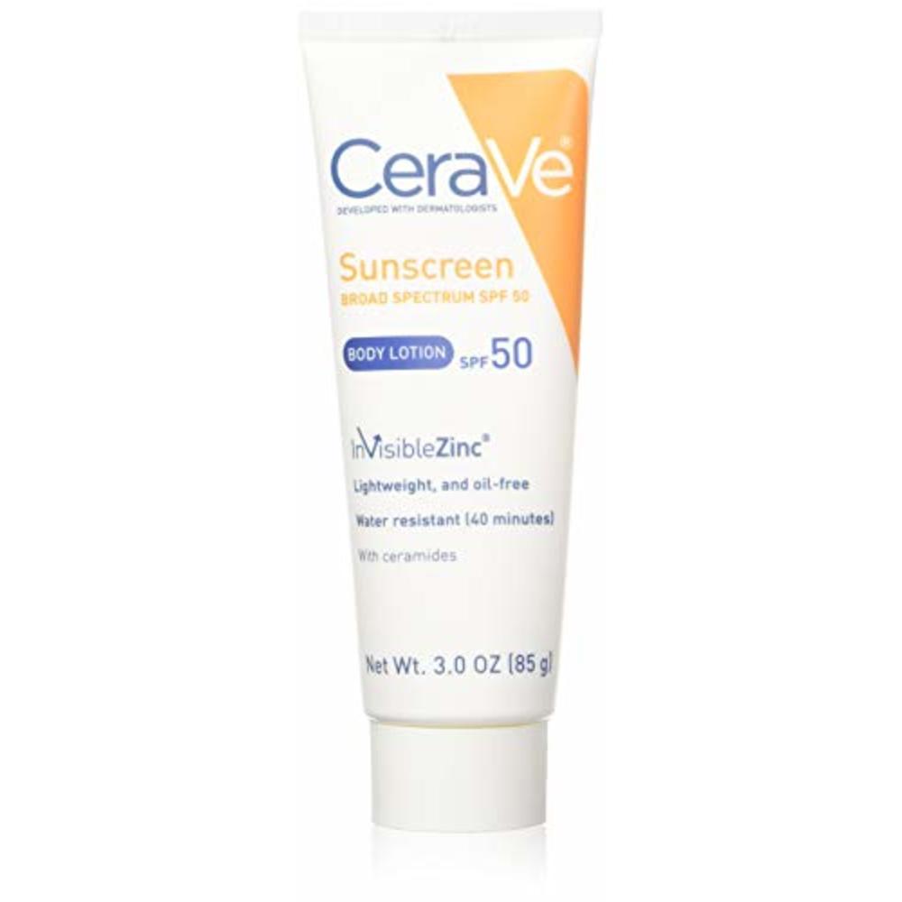 CeraVe Body Lotion SPF 50, 3 oz by Cerave (Pack of 2)