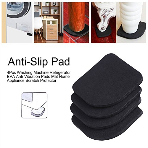 Yosoo 4Pcs Anti-Vibration Pads Universal Rubber Silent Feet Pads for Washing Machine Refrigerator Home Appliance