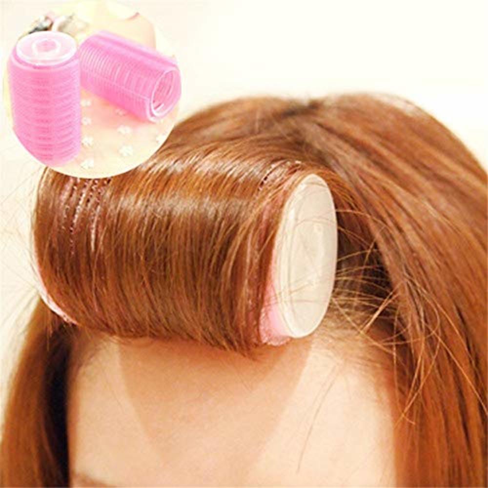 Wendy Mall 2Pcs/Set Plastic Hair Rollers Curlers Bangs Self-Adhesive Hair  Volume Hair Curling Styling