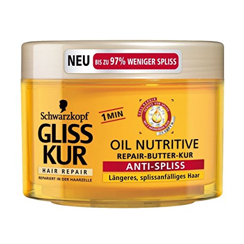 Schwarzkopf Gliss Kur Oil Nutritive Anti-Split-Ends Hair Mask 200 ml /   oz