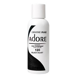 Adore Semi-Permanent Haircolor #120 Black Velvet 4 Ounce (118ml)