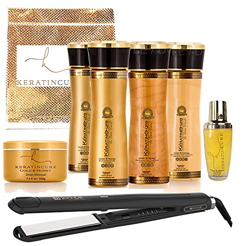 Keratin Cure Best Treatment Gold & Honey Bio-Brazilian Hair ...