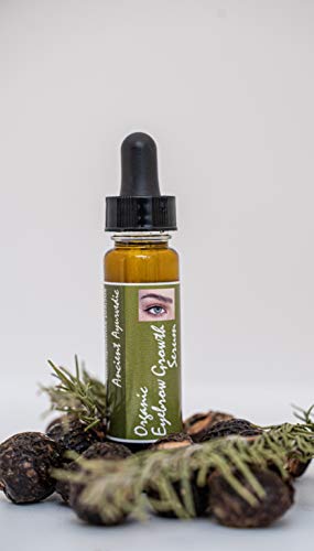 JaHa Ancient Ayurvedic Eyebrow Growth Serum Our #1 Ayurveda Herbal Serum infused with Amla, Shikakai & Rosemary.