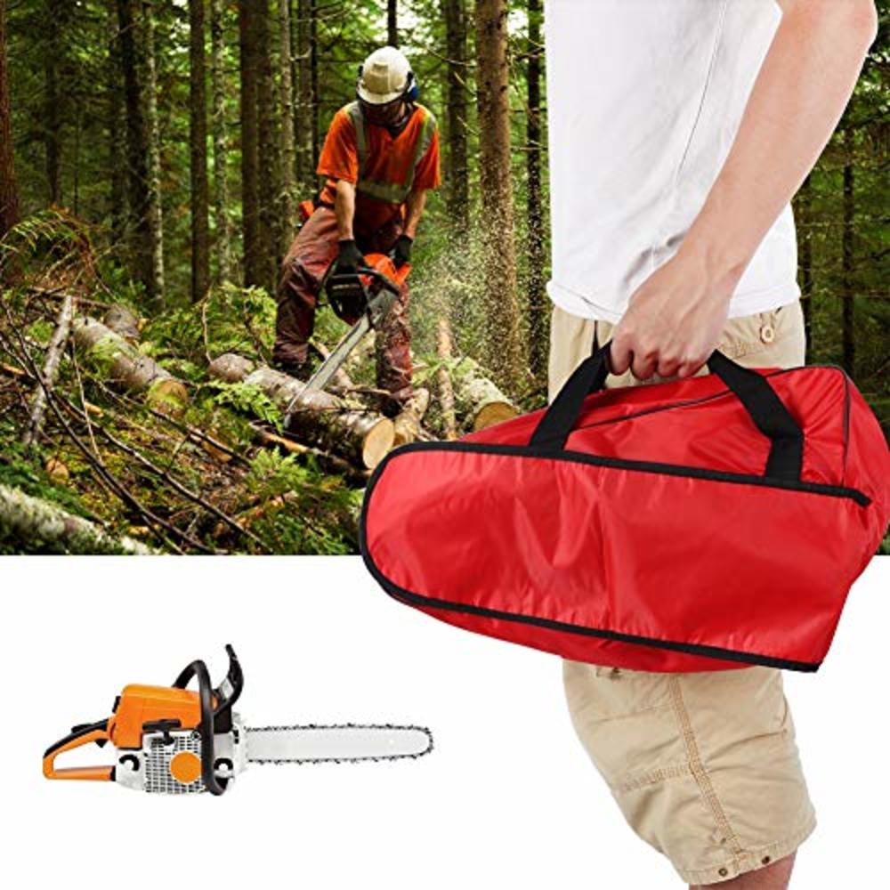 thincol Universal Chain Saw Chainsaw Carrying Bag,Protective Case,Oxford Cloth 85cm / 33.5In,Outdoors Lawn Mower Accessories,for Storing