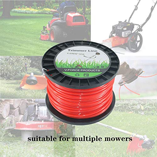 Convit .155 Inch Trimmer Line Heavy Duty String Line Trimmer 3LB Commercial Trimmer Line 305 Feet Round String Trimmer Line in S