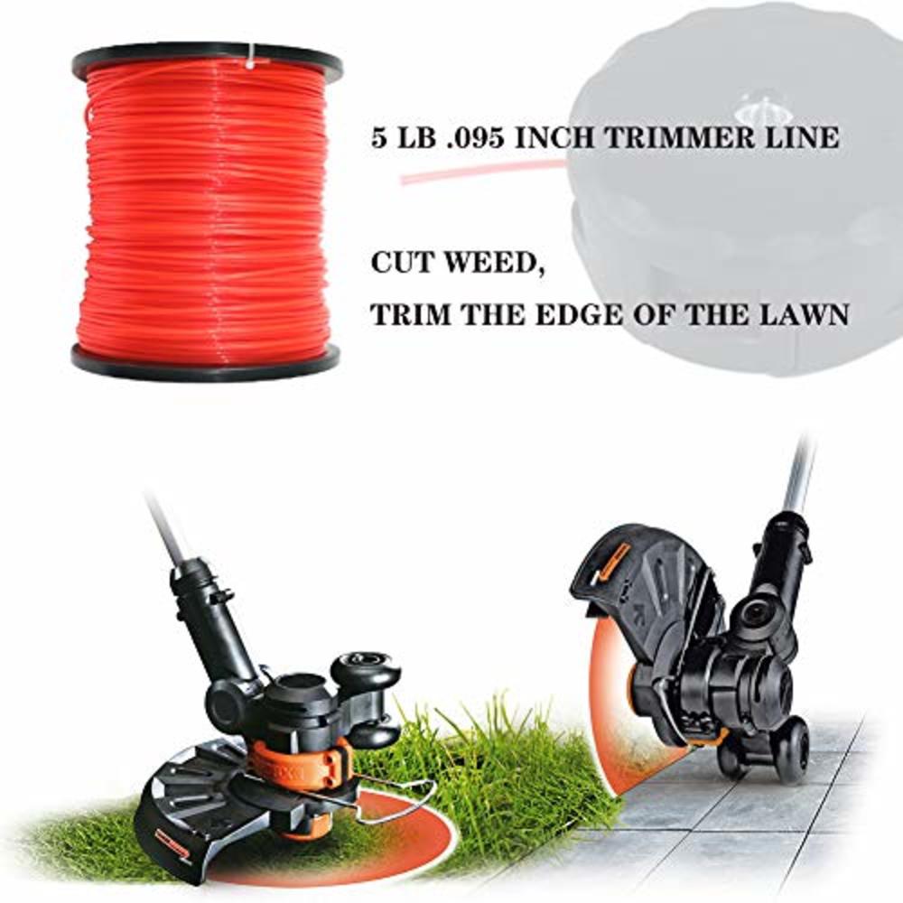Convit .095 Trimmer Line Commercial String Trimmer Line 5lb Weed Eater ...
