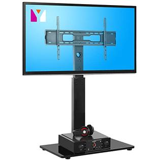 Yomt Floor Tv Stand Base With Swivel Mount For 32 To 65 Inch Lcd Led Oled Plasma Flat Panel Or Curved Screen Tvs Universal Sleek Tv Yomt Floor Tv Stand Base With Swivel Mount For 32 To 65 Inch Lcd Led Oled Plasma Flat Panel Or Curved Screen Tvs Universal Sleek Tv