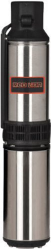 Red Lion 14942405 Submersible Deep Well Pump with Control Box, 1/2-HP 12-GPM 3-Wire 230-Volt, Stainless Steel