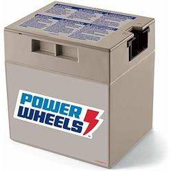 Power Wheels Fisher-Price Power Wheels 12-Volt Rechargeable Battery, replacement battery for Power Wheels ride-on vehicles
