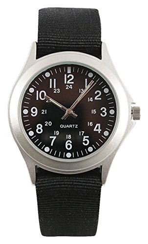 Rothco Military Style Quartz Watch, Black