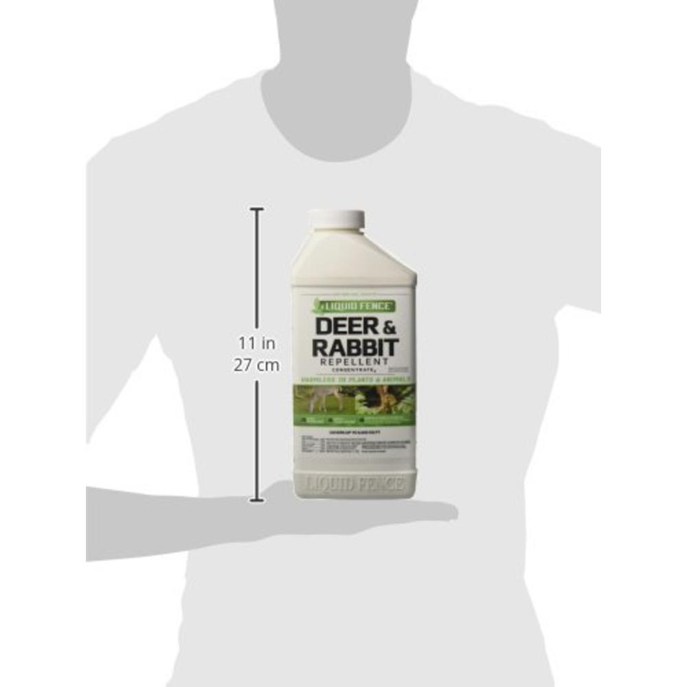 Liquid Fence Deer & Rabbit Repellent Concentrate, 40-Ounce