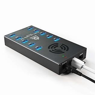 00 Brovss 10 Ports Usb 2 0 Powered Hub Usb Extension Splitter With 12v 5a 60w Power Adapter Plug And Play Installation Connect 00 Brovss 10 Ports Usb 2 0 Powered Hub Usb Extension Splitter With 12v 5a 60w Power Adapter Plug And Play Installation Connect