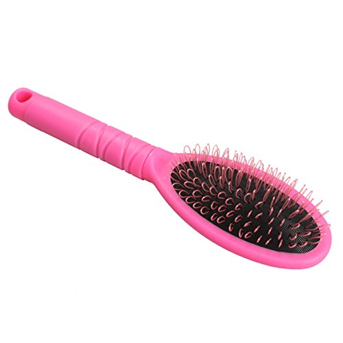 Generic Professional Antistatic Loop Brush Comb Tangle Free for Hair  Extensions (Pink)