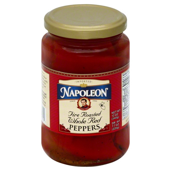 NAPOLEON CO. NAP RED PEPPERS WHOLE ( 12 X 12 OZ   )
