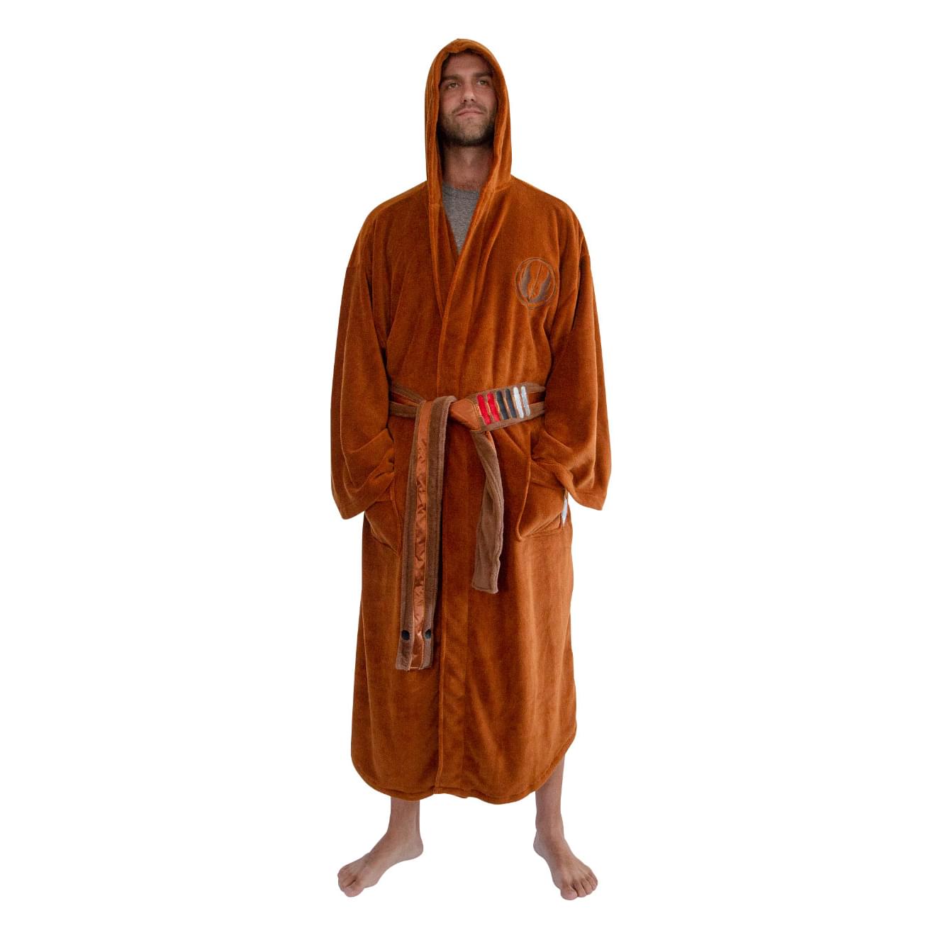 Ukonic Star Wars Jedi Master Hooded Bathrobe For Adults Big And Tall XXXL