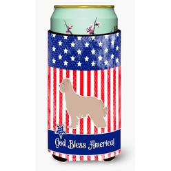 Caroline's Treasures USA Patriotic Pyrenean Shepherd Beverage Insulator Hugger, Tall Boy, Multicolor
