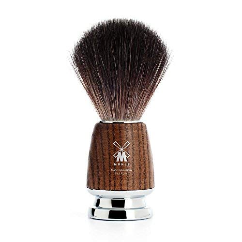 M MAHLE MAHLE RYTMO Black Fiber Luxury Shaving Brush - Perfect with Soaps and creams