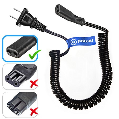 T-Power T POWER charging cord for Philips Phillips Norelco, Remington, grundig, Braun, Eltron Shaver Power Lead Electric Shavers Razors