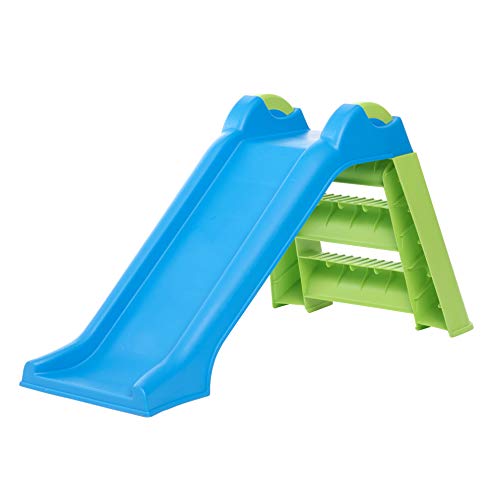 American Plastic Toys Kids IndoorOutdoor Deluxe Slide , green