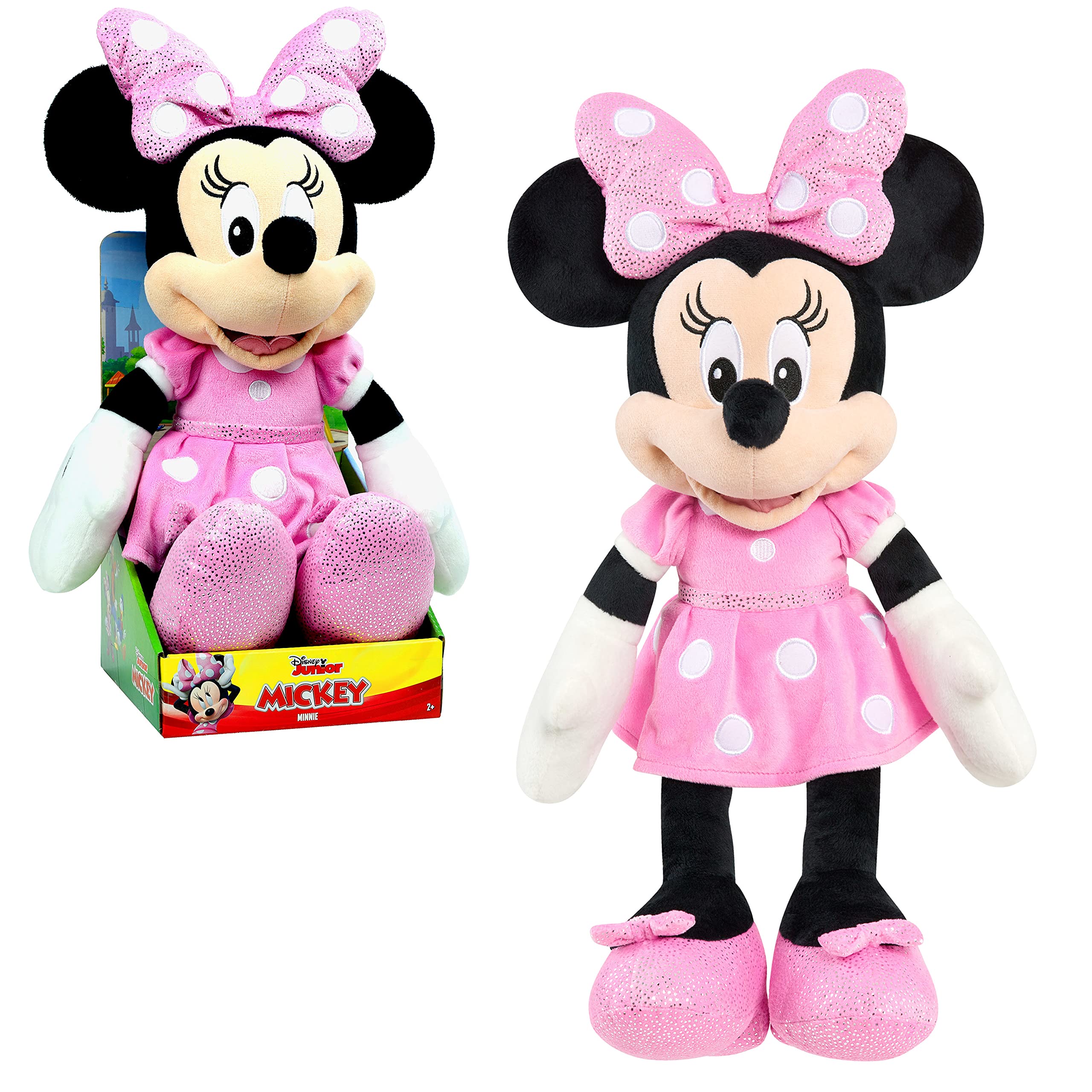 Just Play Mickey Mouse Disney Junior Large 19-Inch Plush Minnie Mouse
