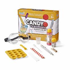 hand2mind candy creations Science Lab Kit, Make Lollipops, gelatin and candy Molds, candy Making Kit for Kids, gummy Bear Maker,