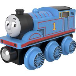 Thomas & Friends Fisher-Price Thomas and Friends Thomas Push-Along Toy Train for Toddlers and Preschool Kids, Wooden Railway Thomas