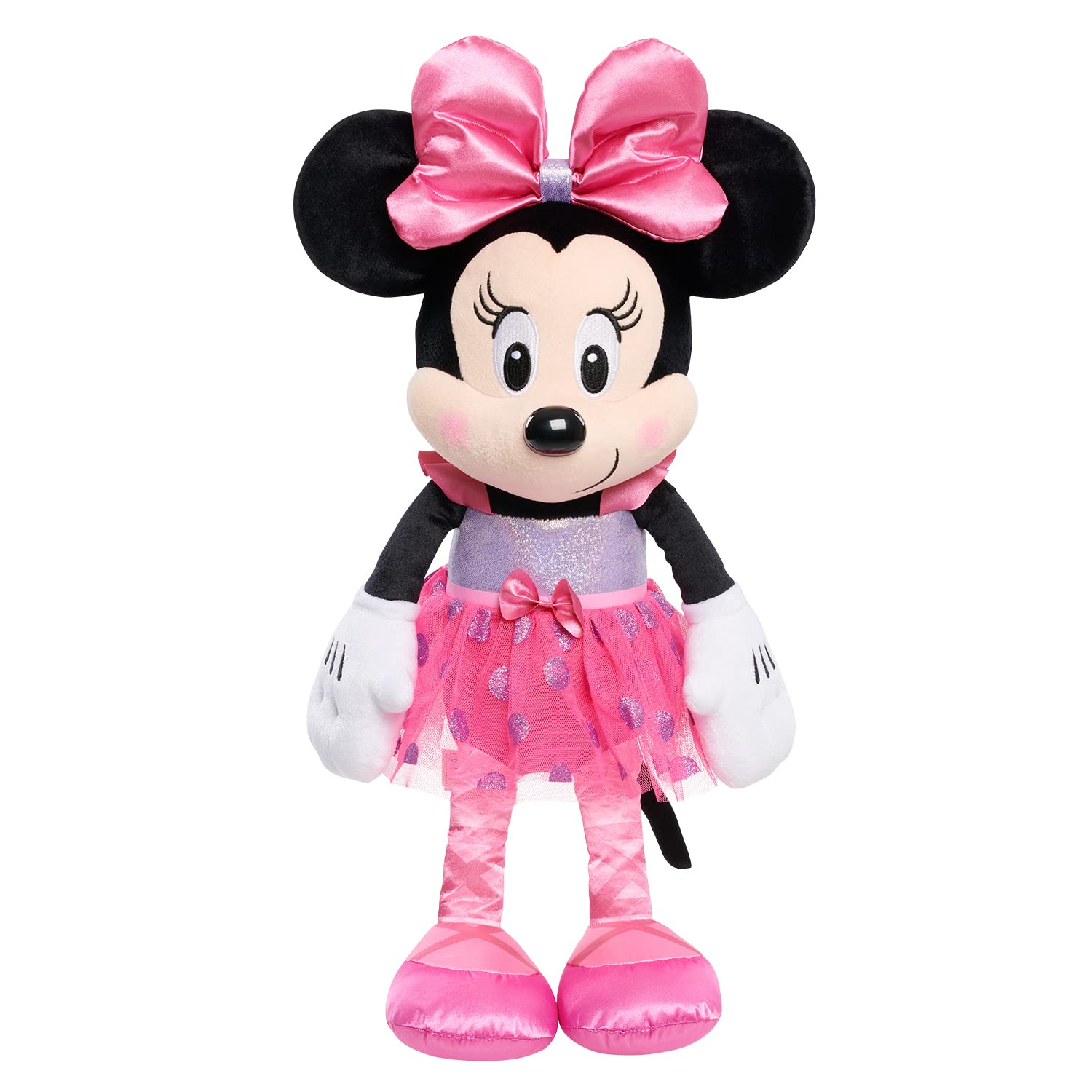 Just Play Disney Junior Minnie Mouse 19-Inch Large Minnie Mouse Ballerina Plush
