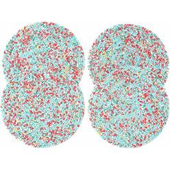 The Pioneer Woman Vintage Floral Braided Placemat (Round), Pack of 4