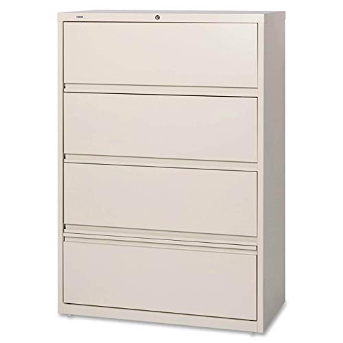 Lorell Cabinet Lateral File, 4 Drawer, Putty