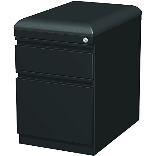 Lorell LLR49539 Mobile Seat Pedestal File- 15 in. x 19.88 in. x 23.75 in.- Black