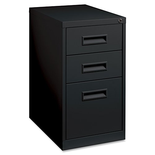 Lorell Box/Box/File Pedestal,1 Divider,15"x22"x27-3/4",Black (LLR67737)