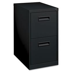 Lorell Mobile Pedestal, File/File, 15 by 19 by 27-3/4-Inch, Black