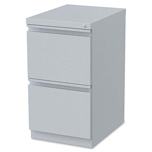 Lorell Fortress File Cabinet, 27.8" x 15" x 19.9", Platinum