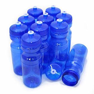 RollingSandsHarmony Rolling Sands BPA Free 24oz Drink Bottles Blue (10 Pk,  Made in USA)