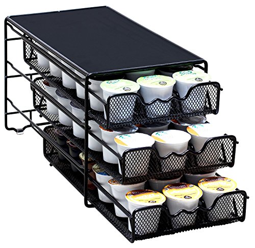 Deco Brothers DecoBros 3 Tier Drawer Storage Holder 54 Keurig Coffee Pod