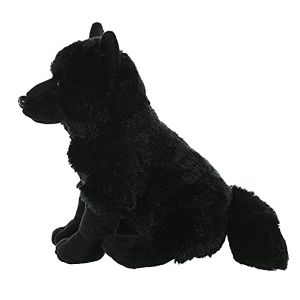 Wild Republic Wolf Plush, Stuffed Animal, Plush Toy, Kids Gifts, Black, 12