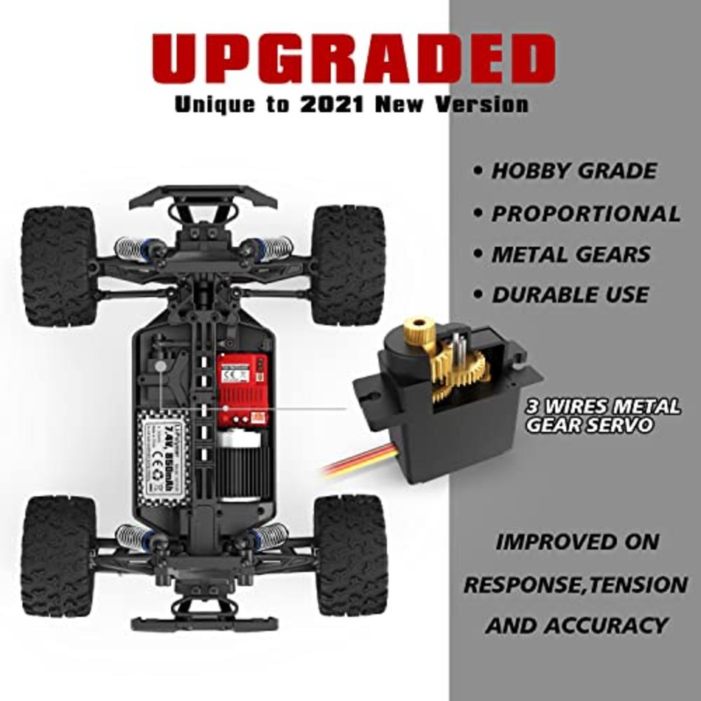 HAIBOXING 1:18 Scale All Terrain RC Car 18859E, 36 KPH High Speed 4WD Electric Vehicle with 2.4 GHz Remote Control, 4X4 Waterpro