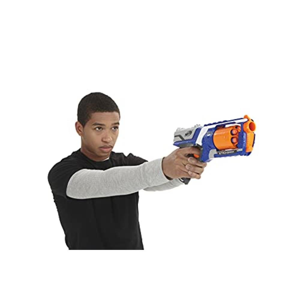 Nerf N Strike Elite Strongarm Toy Blaster With Rotating Barrel, Slam Fire, And 6 Official Nerf Elite Darts For Kids, Teens, And 