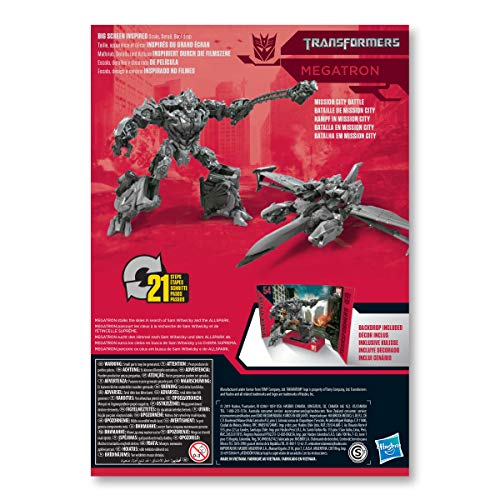 Transformers Toys Studio Series 54 Voyager Class Movie 1 Megatron Action Figure - Ages 8 & Up, 6.5"
