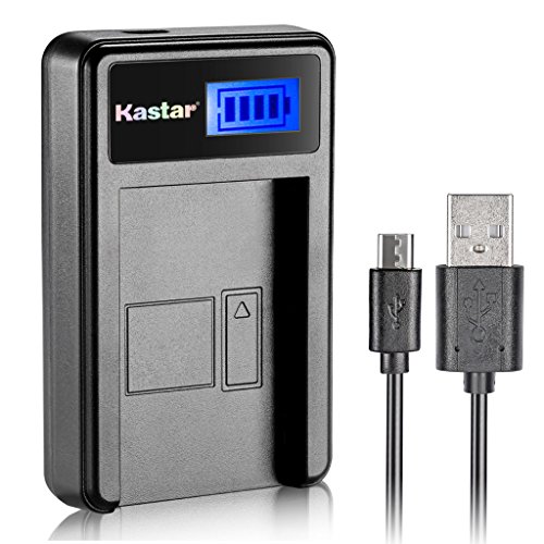 Kastar Hand Tools Kastar LCD Slim USB Charger for NB-10L, NB10L and PowerShot SX40 HS SX40HS, SX50 HS SX50HS, G1 X G1X, Powershot G15, PowerShot G