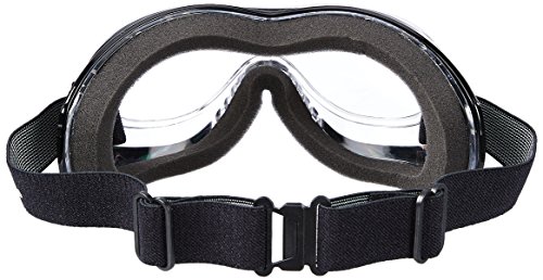 Pacific Coast Feathe Pacific Coast Airfoil Padded Fit Over Glasses Riding Goggles (Black Frame/Clear Lens)