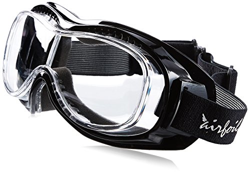 Pacific Coast Feathe Pacific Coast Airfoil Padded Fit Over Glasses Riding Goggles (Black Frame/Clear Lens)