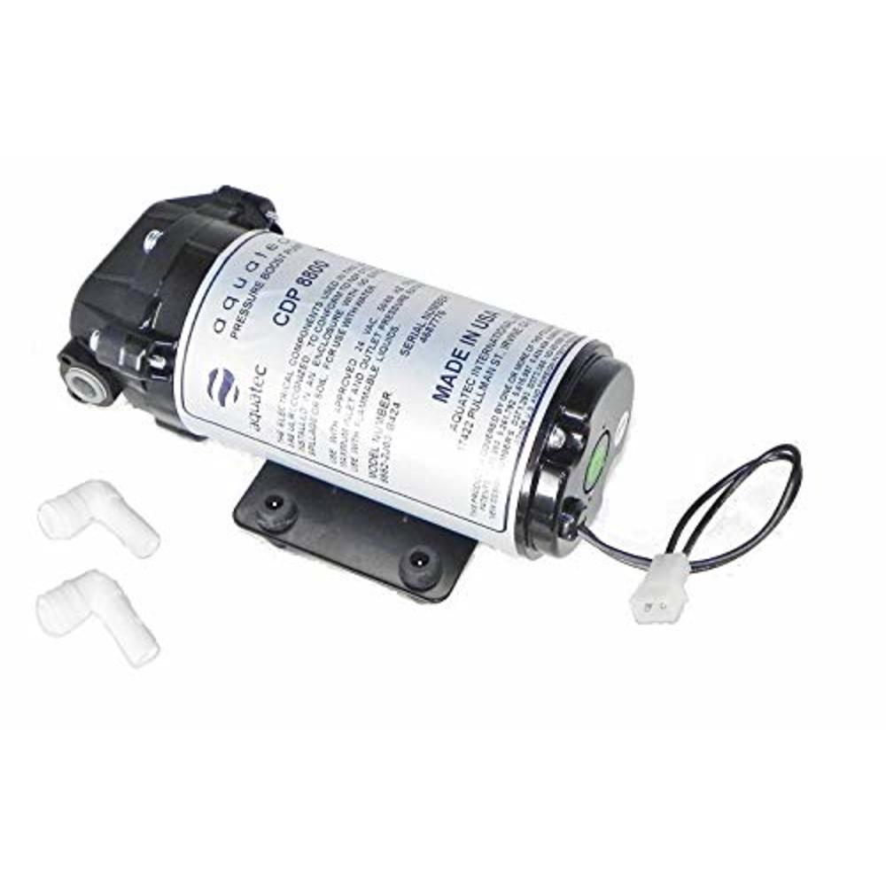 Aqua Tec Aquatec CDP 8800 high flow Pressure boost pump 8852-2J03-B423 100GPD - 200 GPD RO reverse osmosis booster pump 24VAC 1/4 and 3/8