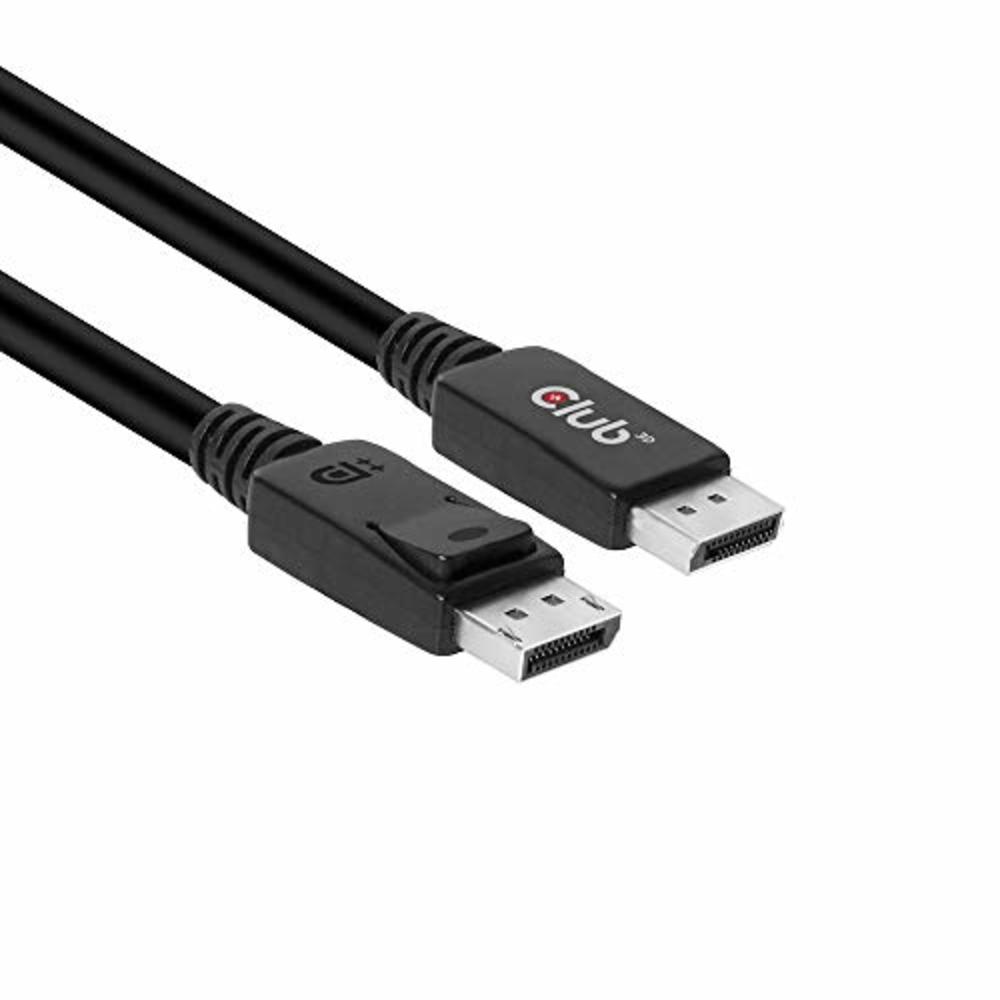 Club3D VESA Certified CAC-2068 DisplayPort to DisplayPort 1.4/Hbr3 Cable DP 1.4 8K 60Hz 2M/6.56ft, Black